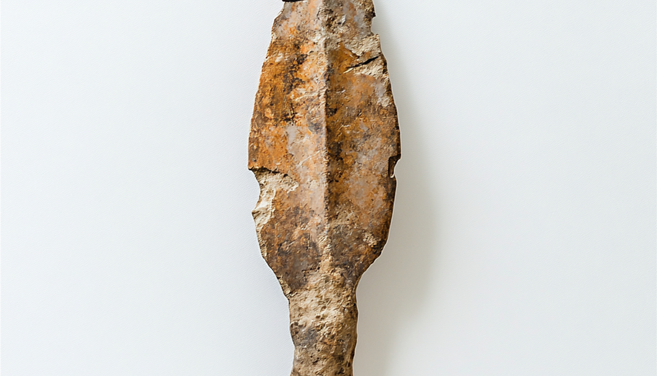 Ancient Rusty Spearhead
