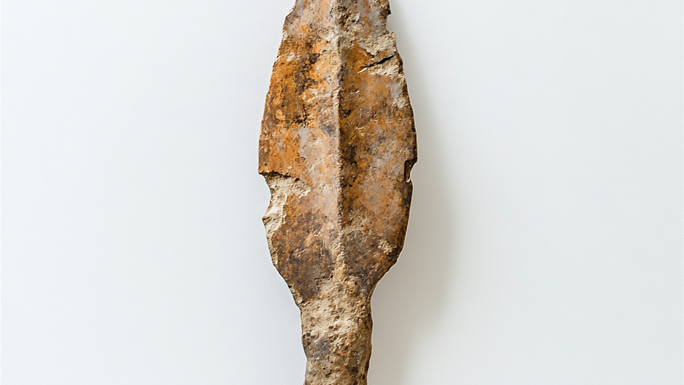 Ancient Rusty Spearhead