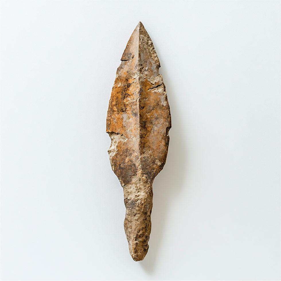 Ancient Rusty Spearhead