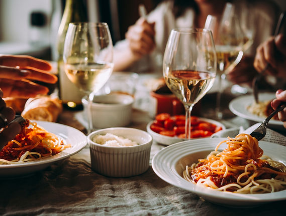 Pasta and Wine