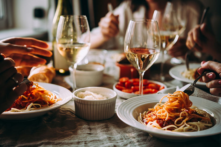 Pasta and Wine