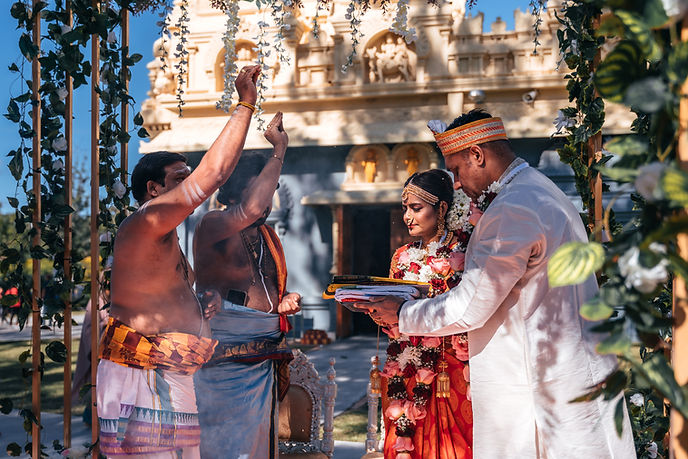 伝統的なインドの結婚式