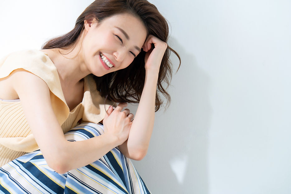 Personne souriante