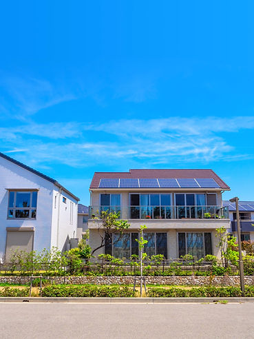 電柱のない住宅街
