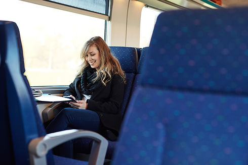 On the train