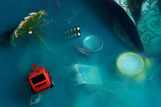 Colorful Floating Objects