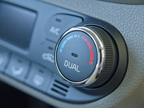 Car air conditioning knobs views
