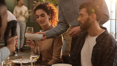 チップの支払い