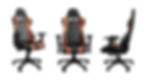 silla ergonomica, con soportes lumbares y en las piernas