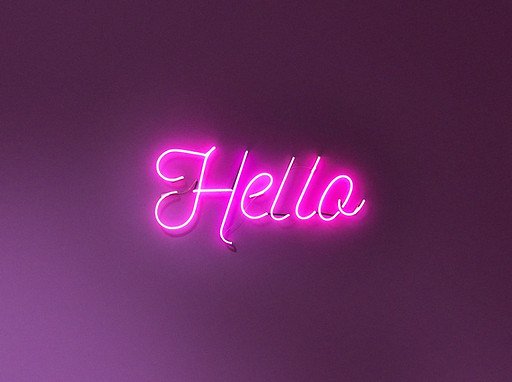 Neon Hello