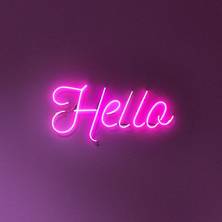 Neon Hello