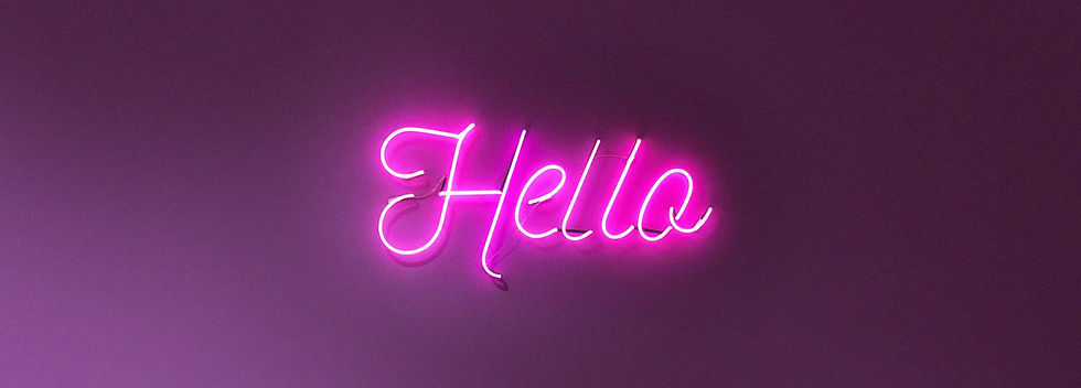 Neon Hello