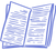 Blue Sketch of Book