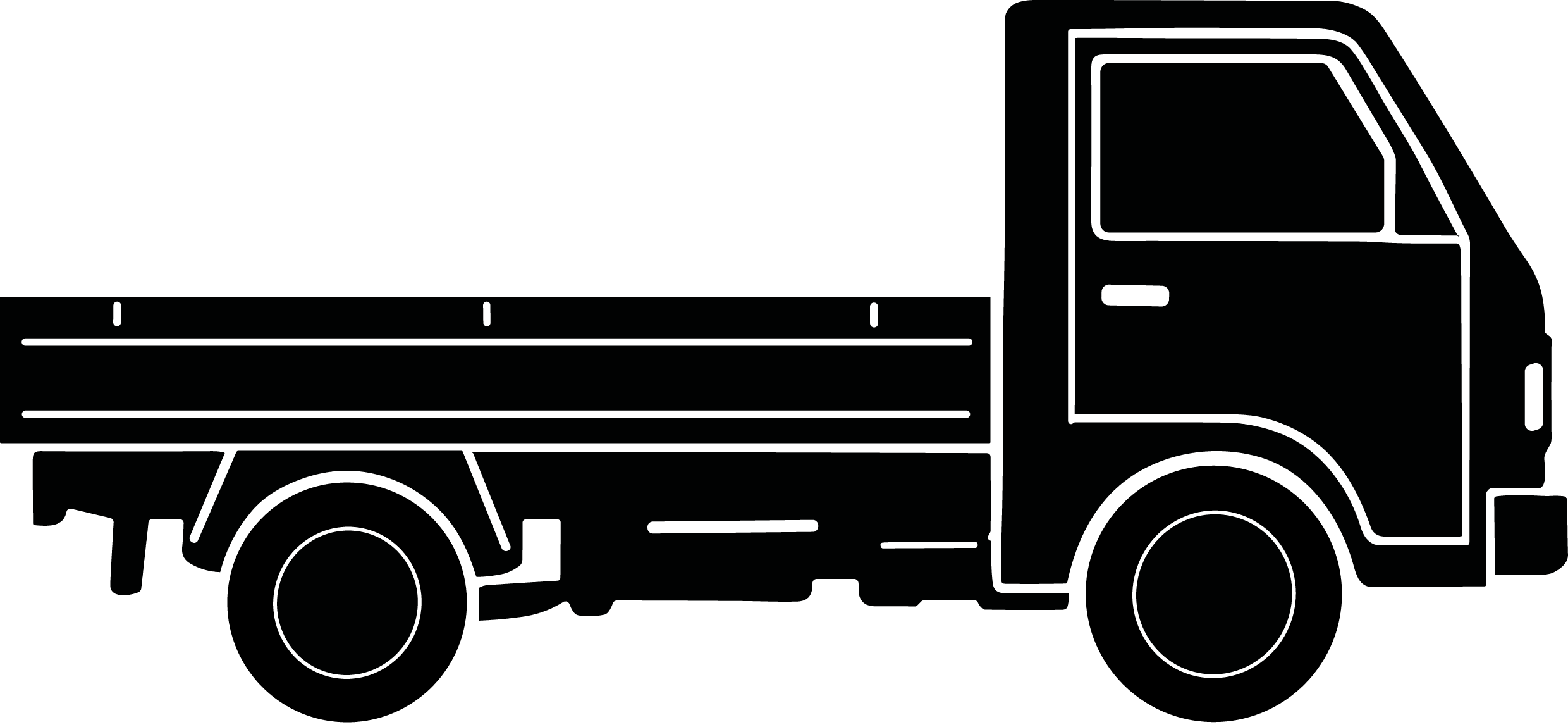 Silhouette Of Truck