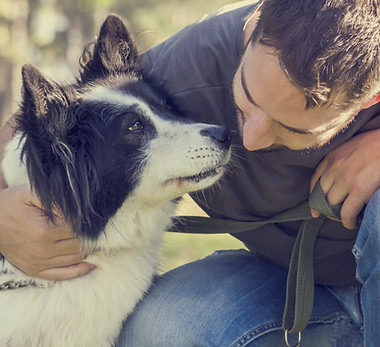 Man with his Dog