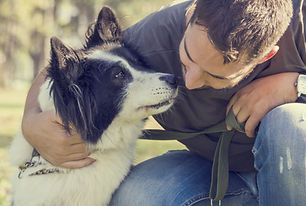 Man with his Dog