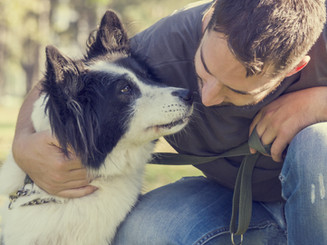 Man with his Dog