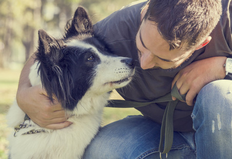 Man with his Dog