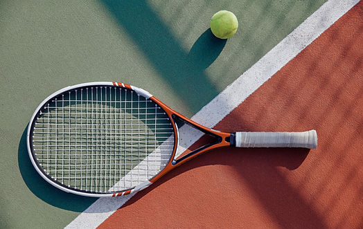 Tennis Racket and Ball