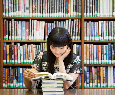 Reading in Library