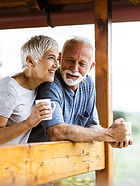 Café du matin sur la terrasse