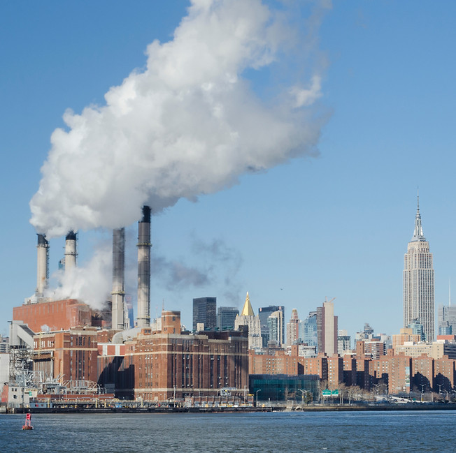 Cityscape with Factory