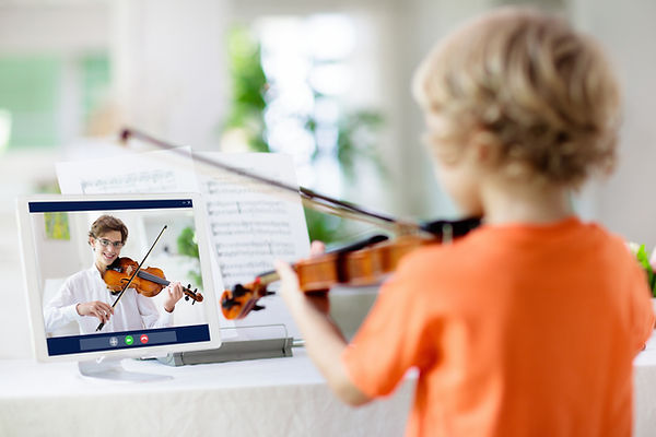 Lección de música en línea