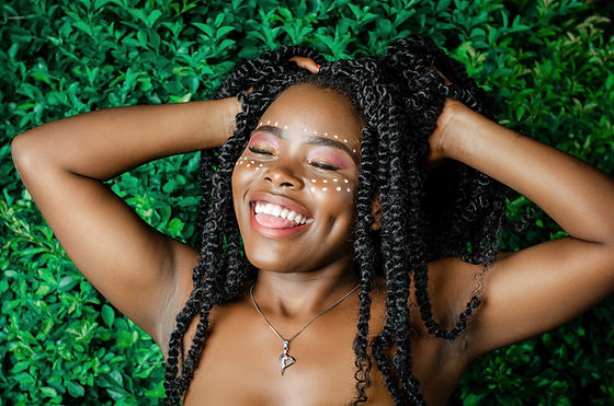 Smiling Woman Outdoors
