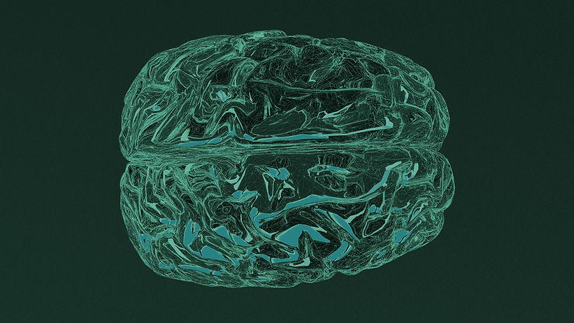 Diseño abstracto del cerebro
