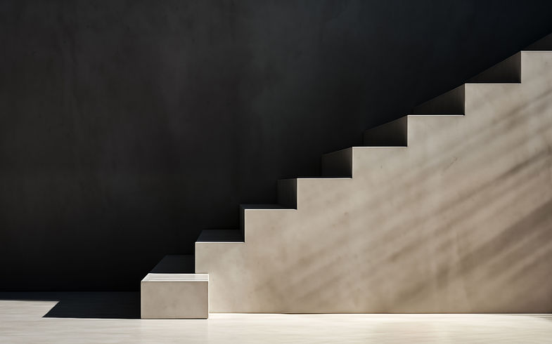 Minimalist Staircase Shadow
