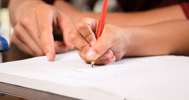 Writing in a Notebook