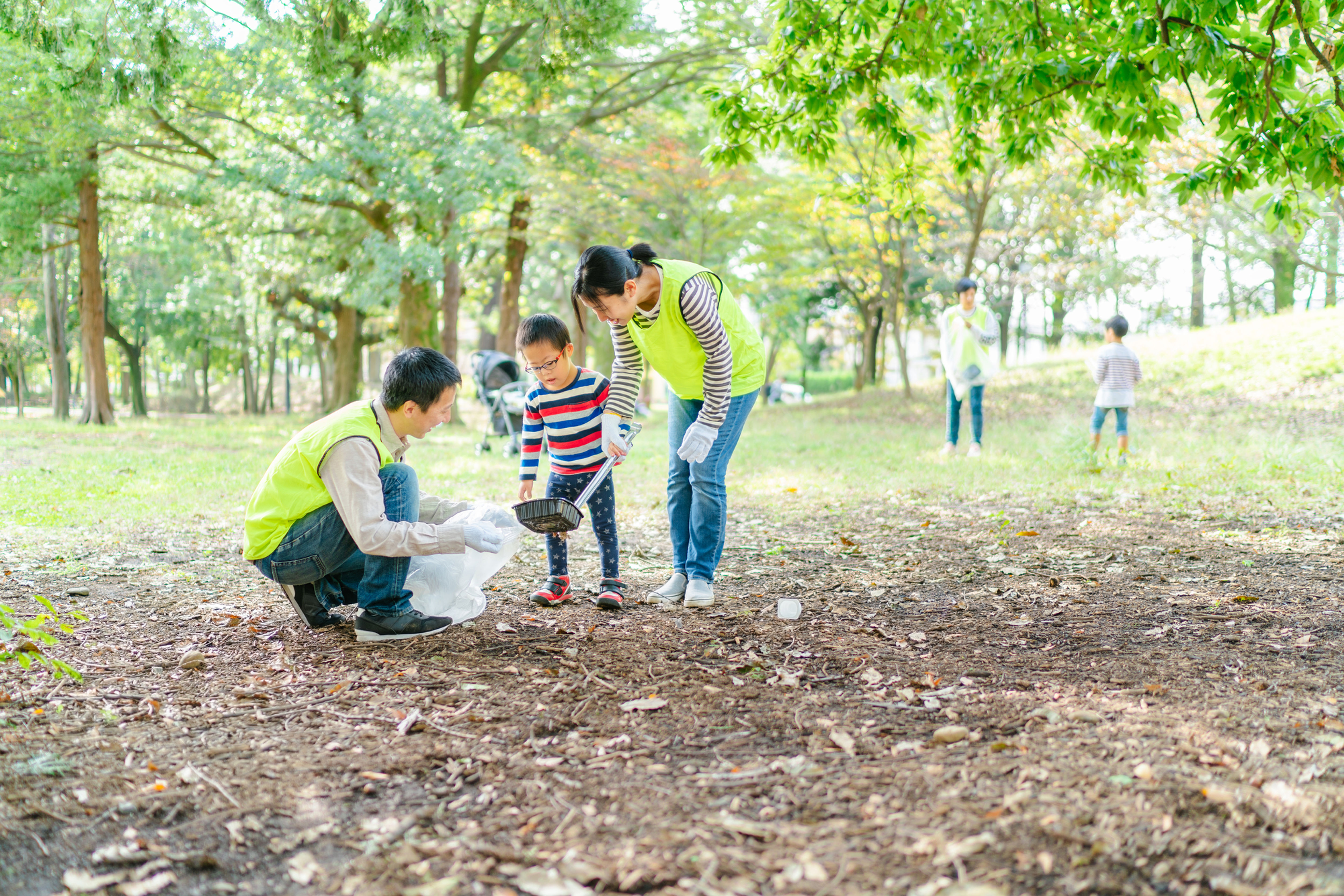 cleaning council park