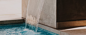 Pool Waterfall Feature