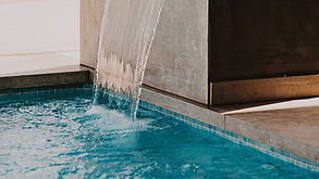 Pool Waterfall Feature