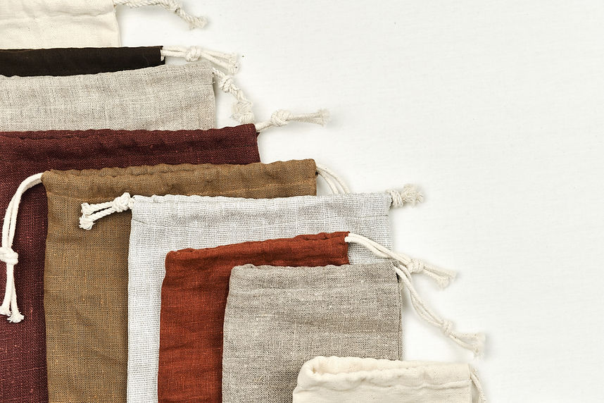 Drawstring Linen Bags