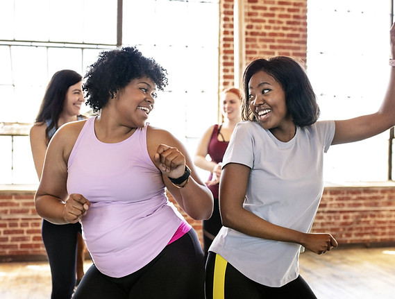 Cours de danse en groupe