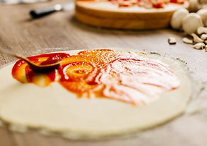 Making Pizza with Fresh Pizza Dough Ball by Pro Dough Company
