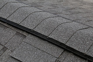 Ridge Vent on a Building Roof