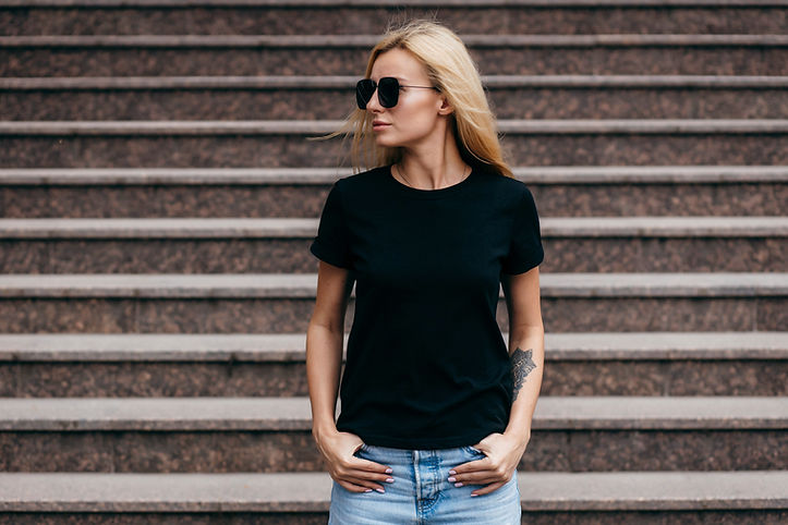 T-shirt uni noir