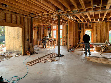 Intérieur en cours d'aménagement