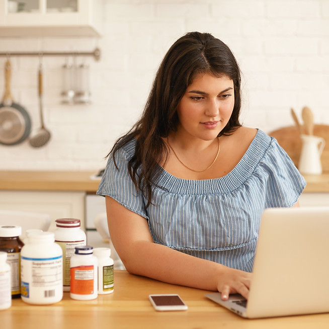 Woman Using Laptop