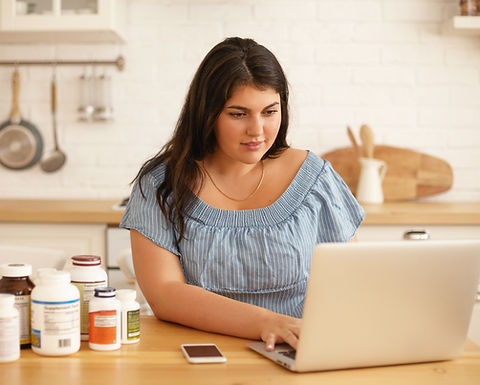 Woman Using Laptop