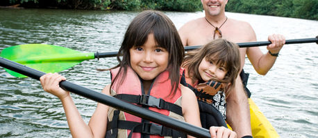 Family at Campground
