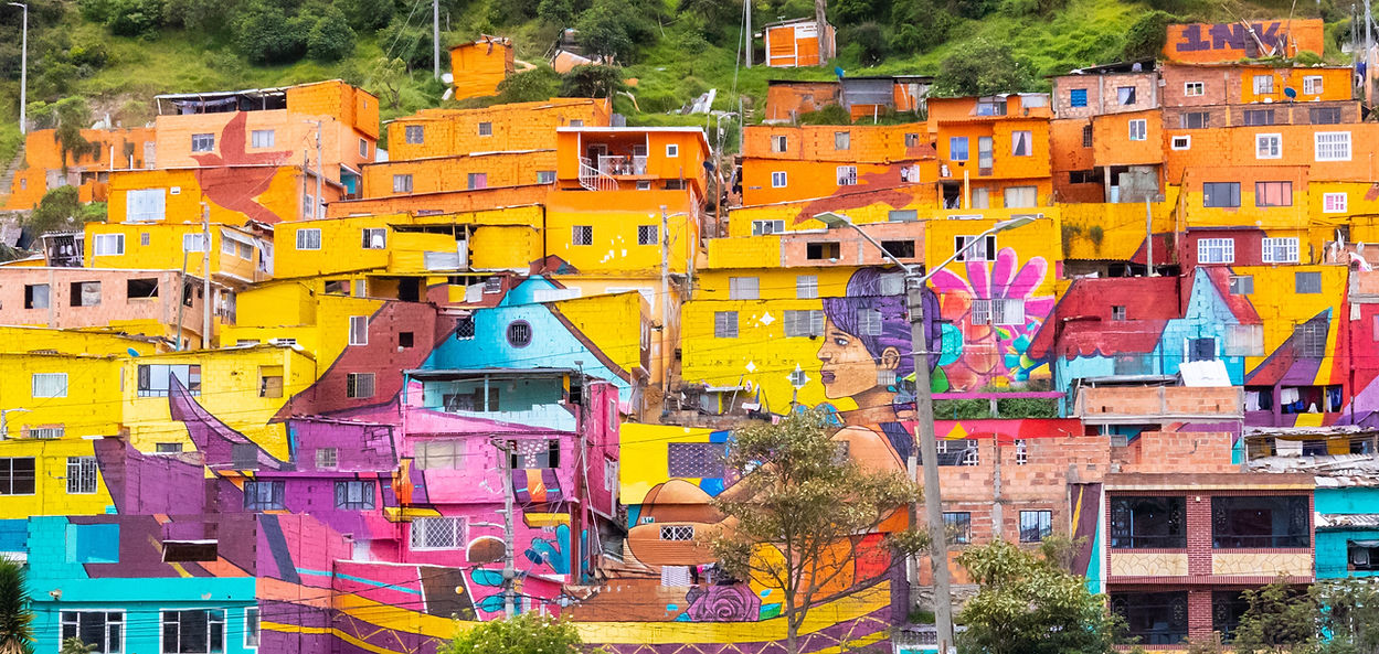 Casas coloridas