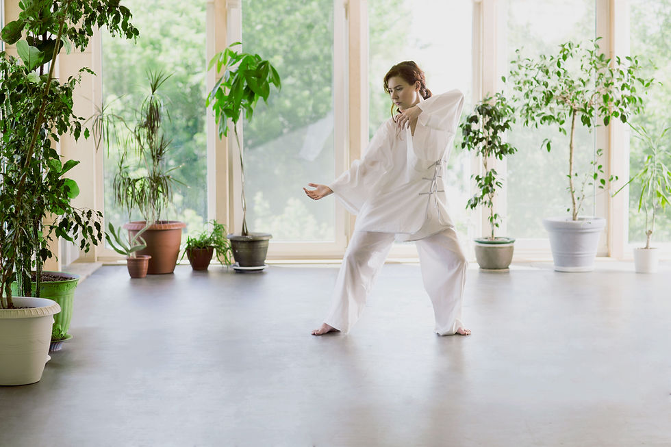 Practicing Tai Chi