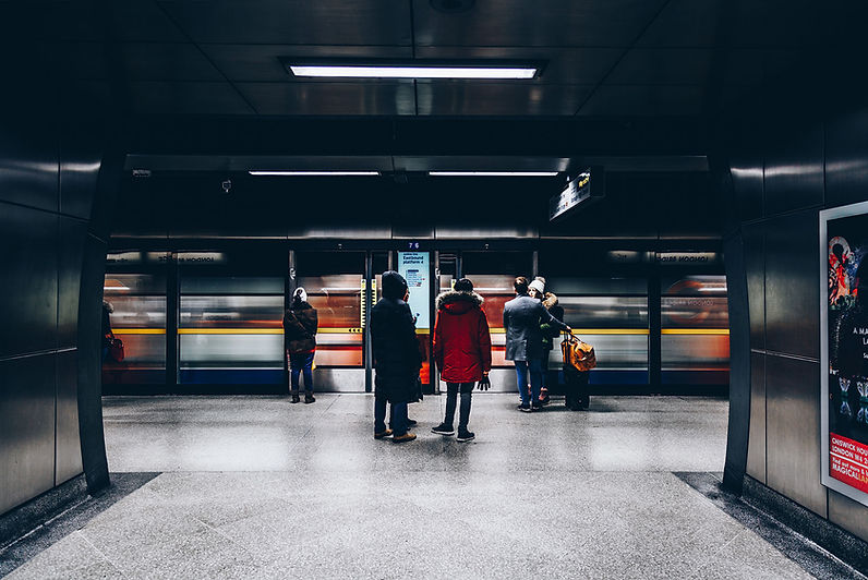 Subway Platform Scene