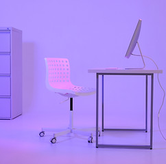 Minimalistisches Büro-Setup