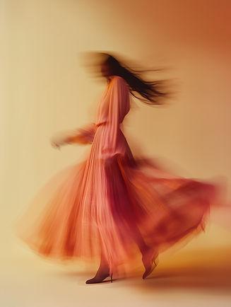 Blurry Dancing Woman
