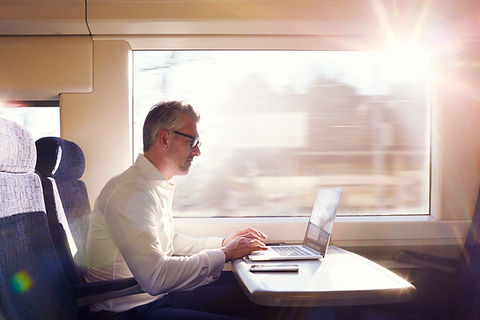 Working on Train