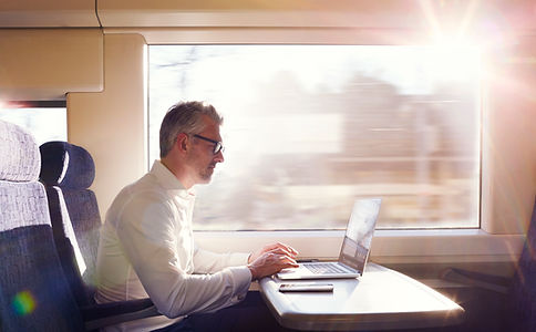 Working on Train